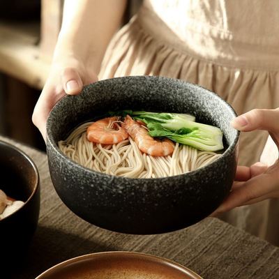 Matcha Bowl Chawan - ก๋วยเตี๋ยวสร้างสรรค์นาฬิกาข้อมือขนาดใหญ่ Ramen ชามเซรามิค Millet ชาม,ชามก๋วยเตี๋ยว,ซุปเนื้อชามก๋วยเตี๋ยว