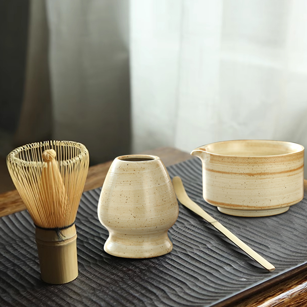 ญี่ปุ่น Matcha Whisk Stand ชา  - Matcha Bowl Chawan บทวิจารณ์และราคา