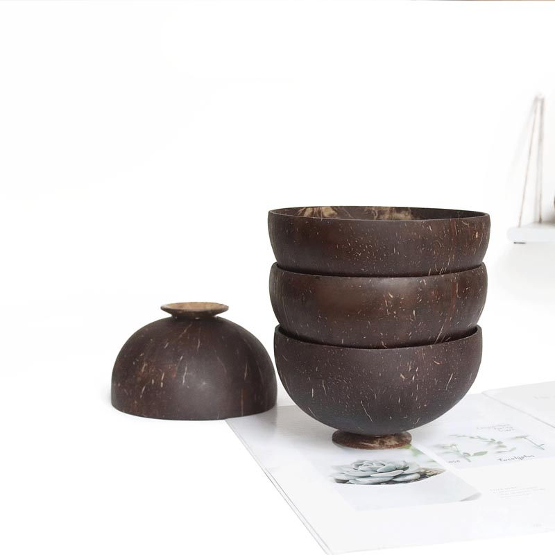 1Pcs ธรรมชาติมะพร้าวชามชุดช้อน - Matcha Bowl Chawan บทวิจารณ์และราคา