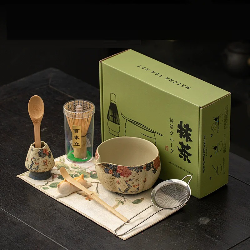 ชุดทำมัทฉะญี่ปุ่น 8 ชิ้น พร้อม - Matcha Bowl Chawan บทวิจารณ์และราคา