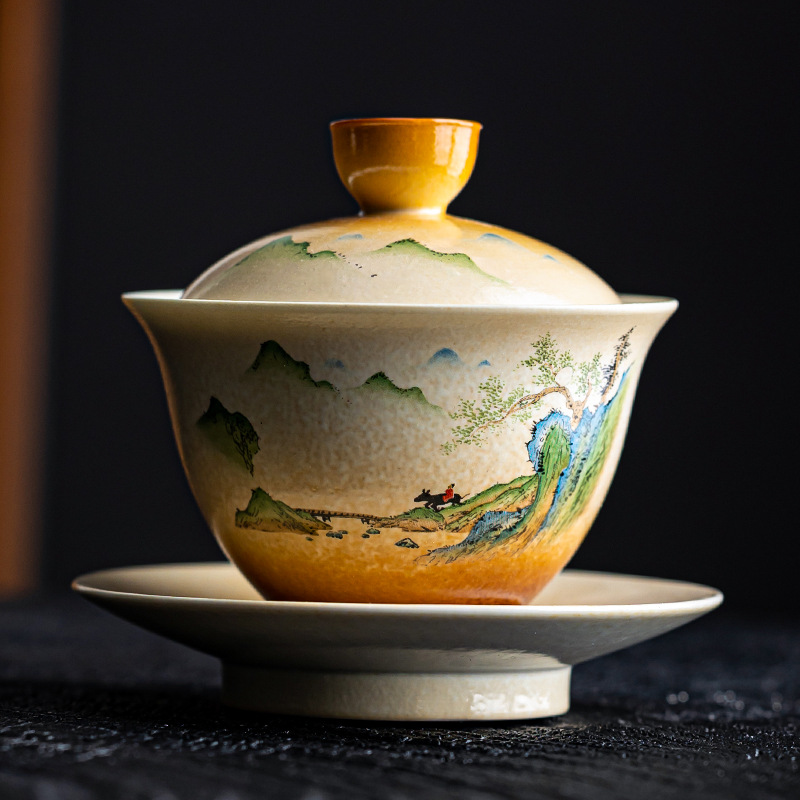 Gaiwan เซรามิกหญ้าและไม้, การผ - Matcha Bowl Chawan บทวิจารณ์และราคา